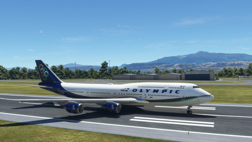 Boeing 747-8i Olympic Air New 4K [No mirroring]