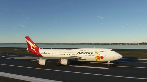 Boeing 747-8i Qantas Olympics 4K [No mirroring]