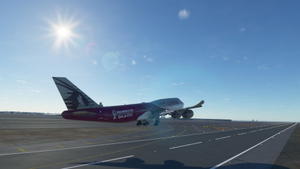Boeing 747-8i Qatar Fifa World Cup 2022 4K [No mirroring] thumbnail 4
