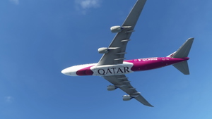 Boeing 747-8i Qatar Fifa World Cup 2022 4K [No mirroring] thumbnail 9