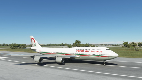 Boeing 747-8i Royal Air Maroc 4K [No mirroring]