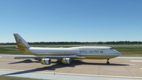 Boeing 747-8i Royal Brunei Airlines 4K [No mirroring]