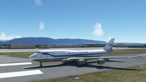 Boeing 747-8i SAS Scandinavian Retro 4K [No mirroring]