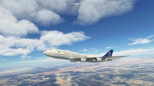 Boeing 747-8i Saudi Arabian 4K [No mirroring] thumbnail 7