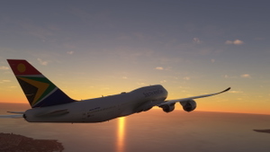 Boeing 747-8i South African Airways 4K [No mirroring] thumbnail 7