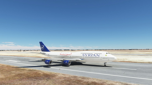 Boeing 747-8i Syrian 4K [No mirroring]