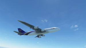 Boeing 747-8i Thai AirWays 4K [No mirroring] thumbnail 5