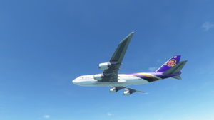 Boeing 747-8i Thai AirWays 4K [No mirroring] thumbnail 6