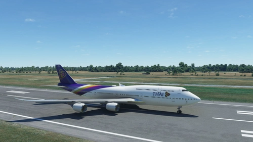 Boeing 747-8i Thai AirWays 4K [No mirroring]