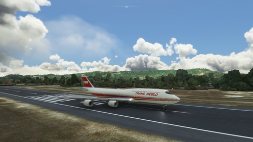 Boeing 747-8i Trans World Airlines 4K [No mirroring]