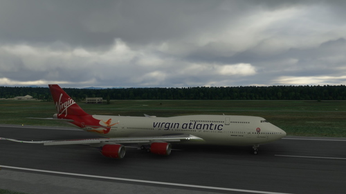 Boeing 747-8i Virgin Atlantic 21st Birthday 4K [No mirroring]