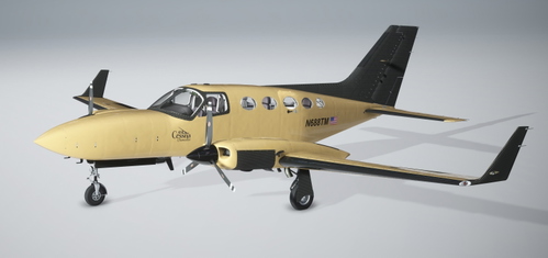 C414 Livery Carbon Gold