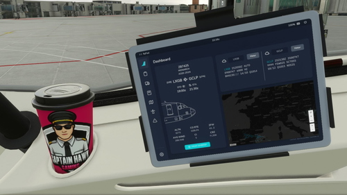 ☕ Captain Hawk Gaming FBW A32NX Pilot Coffee Cup ☕