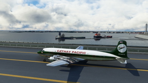 Cathay Pacific Airways DC-6B (VR-HFG) thumbnail 6