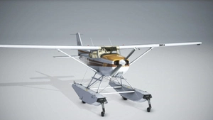 Cessna 172 G1000 classic brown livery thumbnail 3