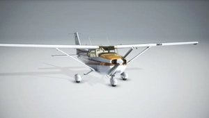 Cessna 172 G1000 classic brown livery thumbnail 2
