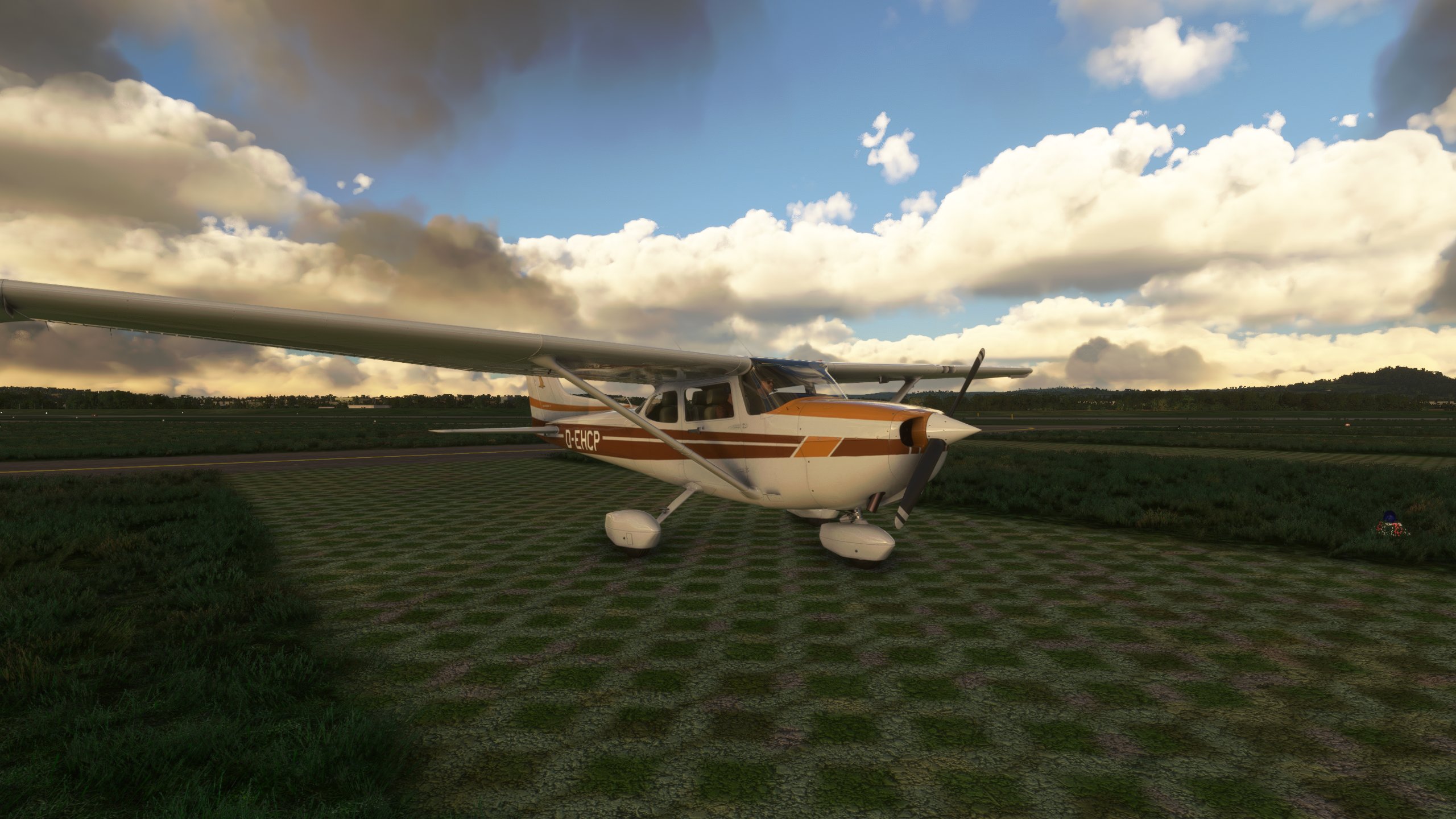Cessna 172 G1000 classic brown livery - Image 1