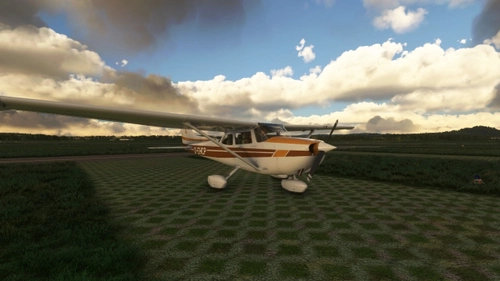 Cessna 172 G1000 classic brown livery