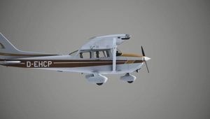 Cessna 172 G1000 classic brown livery thumbnail 5