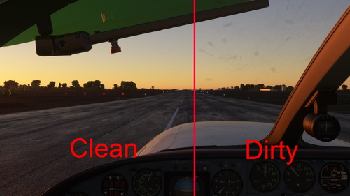 Cessna 414 AW Clean Windows