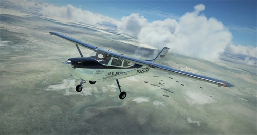 Cessna T-41 repaint for Asobo 172S Classic & G1000 