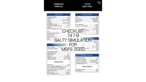 Checklist 747-8 Salty 
