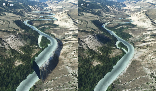 Chilkotin River fix, Farwell Canyon, Riske Creek BF3
