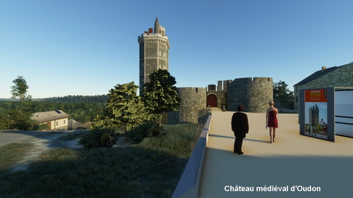 Château médiéval d'Oudon