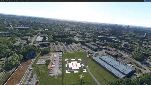 CHU Rennes - Hôpital Pontchaillou - Helipad