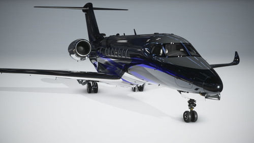 CITATION LONGITUDE LUXURY BLUE LIVERY(CHROME) 8K