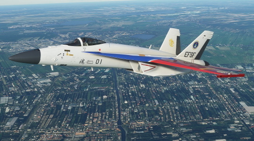 [Comic arts] EFSF Fictional Yamato Tamashi 01 repaint for Touchingcloud F/A-18 Super Warrior