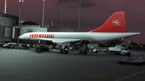 Concorde Interflug Fictional 