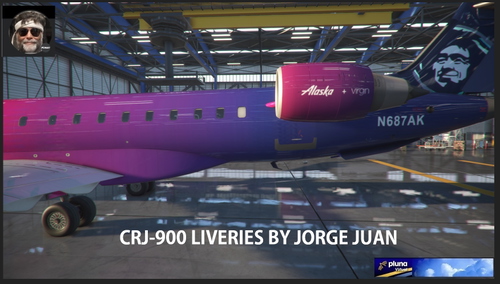 CRJ-900 ALASKA Airlines  MORE TO LOVE LIVERY