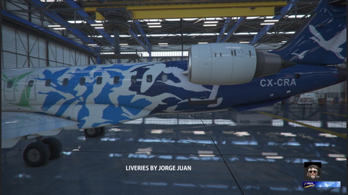CRJ-900 CX-CRA PLUNA Primeras Líneas Uruguayas de Navegación Aérea