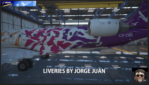 CRJ-900 CX-CRD PLUNA Primeras Líneas Uruguayas de Navegación Aérea