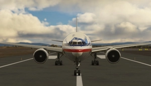 CS 777-300ER American Airlines "Bare metal" livery thumbnail 3