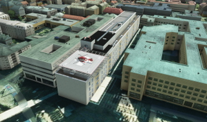 Roof top helipad at the university hospital in Erlangen (now with spawn point) thumbnail 8