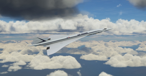DC Design Concorde Air France "F-BVFB" "1970 livery"