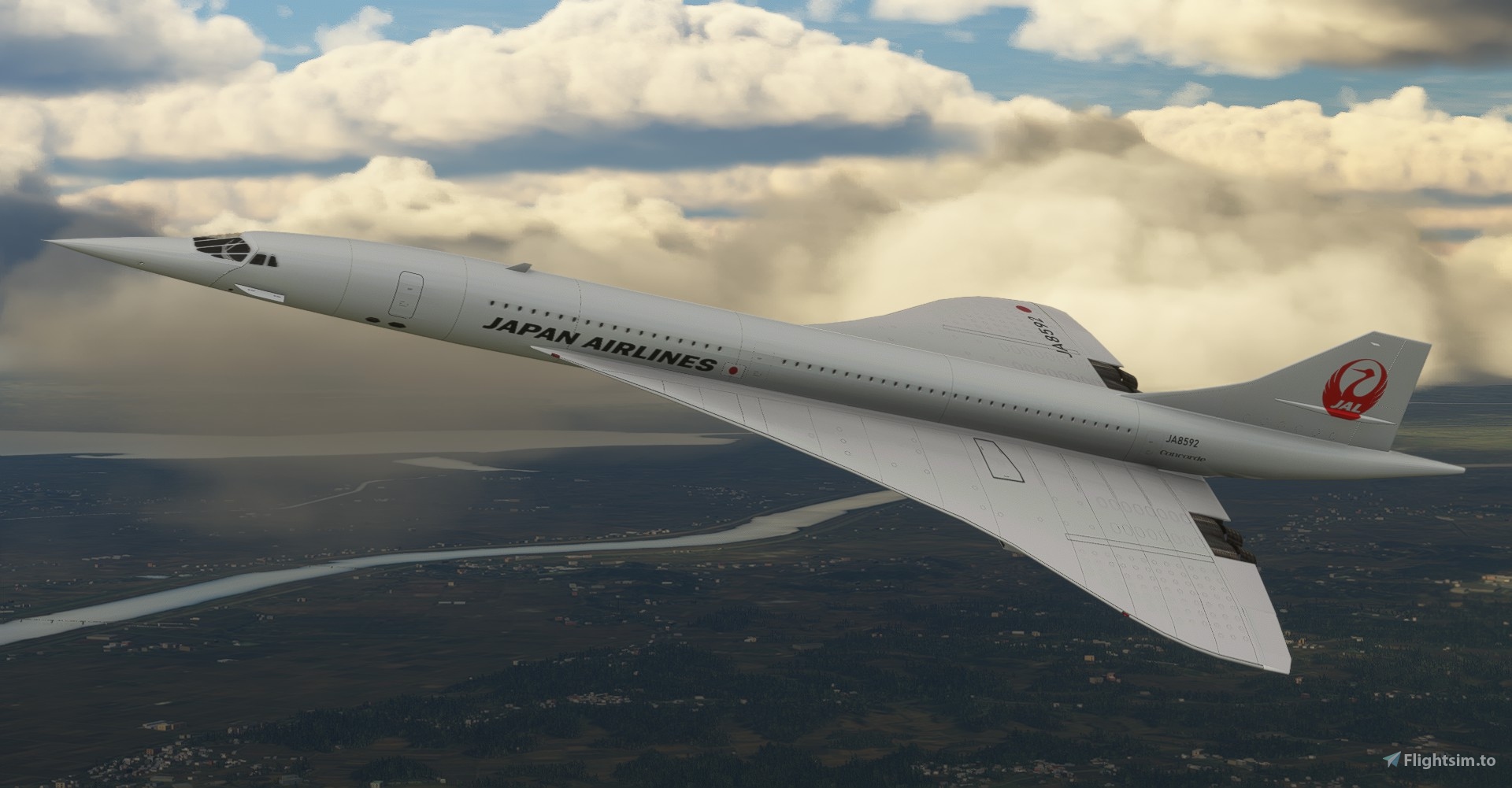 DC Design Concorde Japan Airlines for Microsoft Flight Simulator 