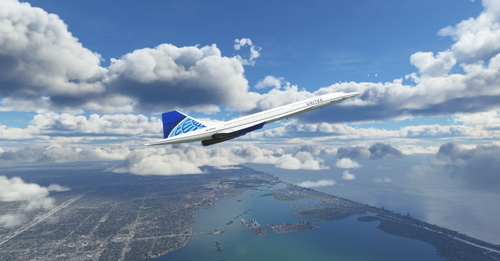 DC Design Concorde United Airlines "2019 livery"
