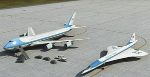 DC Designs Concorde Air Force One / US Air Force / USAF thumbnail 4
