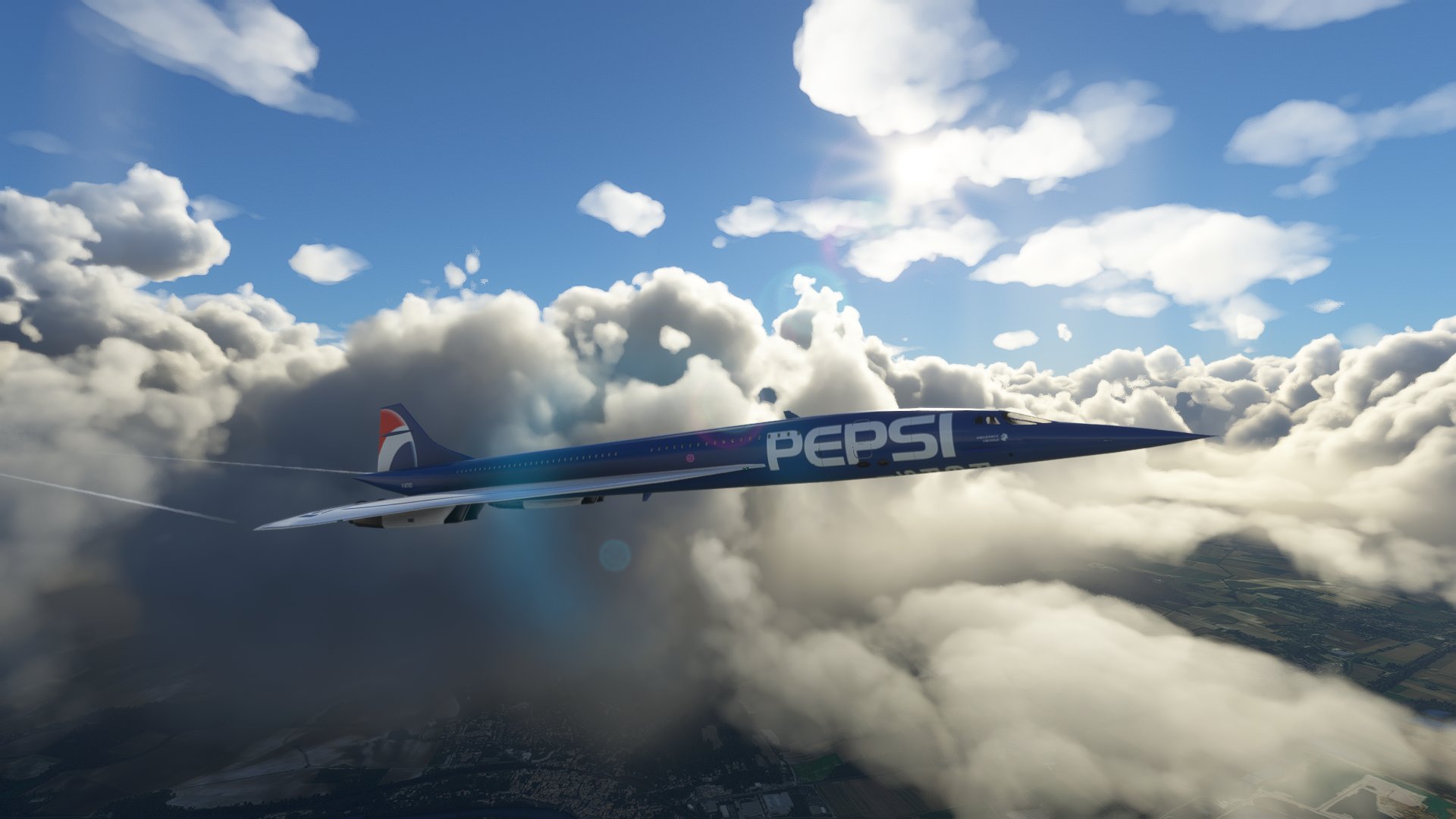 DC Designs Concorde Air France Pepsi livery (F-BTSD) | 4K | Discontinued - Image 1