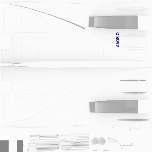DC Designs Concorde Blank Paint Kit
