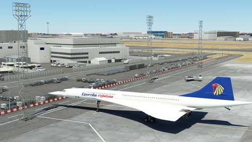 DC Designs Concorde EGYPT AIR