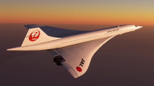 DC Designs Concorde JAPAN AIRLINES (ref:BOOM TECHNOLOGY)