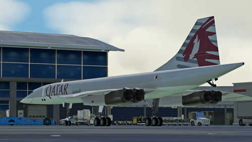 DC Designs Concorde | Qatar Airways (Fictional)