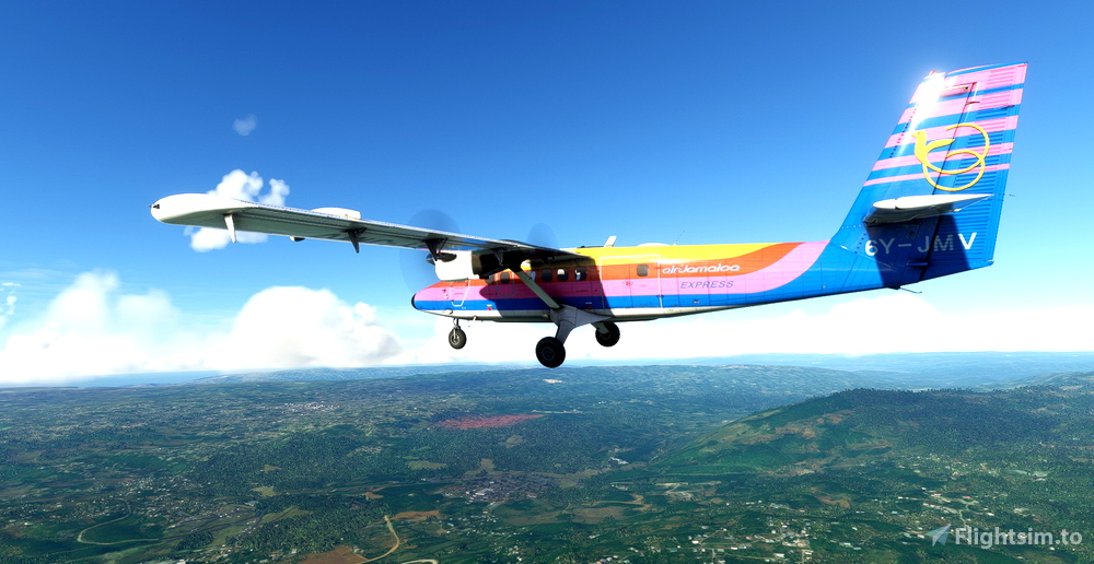 de Havilland Canada DHC6 Twin Otter Air Jamaica Express 6YJMV pro