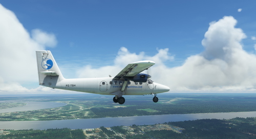 de Havilland Canada DHC-6 Twin Otter Blue Wing Airlines PZ-TSH
