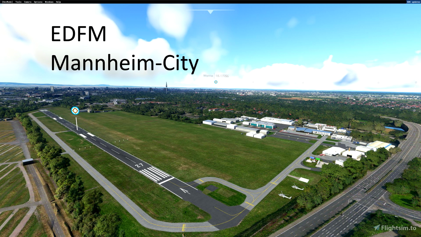 EDFM - Airport Mannheim - City » Microsoft Flight Simulator