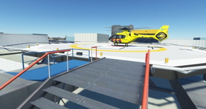EHUG Helipad on top of the hospital UMCG in Groningen, The Netherlands thumbnail 6
